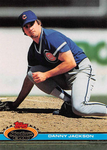 1991 Stadium Club #433 Danny Jackson VG Chicago Cubs 