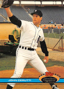 1991 Stadium Club #445 John Cerutti VG Detroit Tigers 