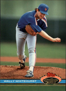 1991 Stadium Club #458 Wally Whitehurst VG New York Mets 