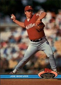 1991 Stadium Club #462 Joe Boever VG Philadelphia Phillies 