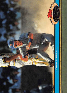 1991 Stadium Club #474 John Russell VG Texas Rangers 