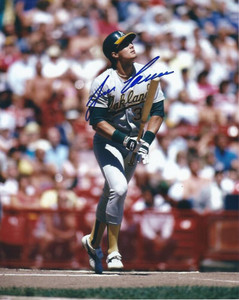 Jose Canseco Autographed Oakland Athletics 8 x 10 Photo 3