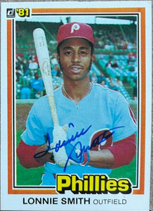 Lonnie Smith Autographed 1981 Donruss #295