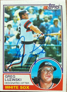 Greg Luzinski Autographed 1983 Topps #310