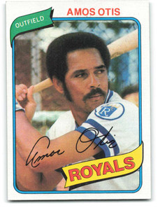 1980 Topps #130 Amos Otis VG Kansas City Royals 
