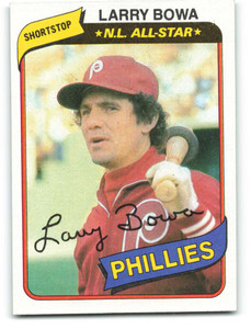 1980 Topps #630 Larry Bowa VG Philadelphia Phillies 