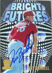 Pat Burrell Autographed 2002 UD Authentics - Retro Star Rookie Jerseys  #SR-PB MEM - Under the Radar Sports