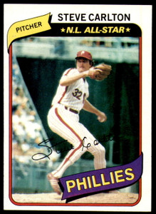1980 Topps #210 Steve Carlton VG Philadelphia Phillies 
