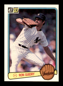 1983 Donruss #31 Ron Guidry VG New York Yankees 