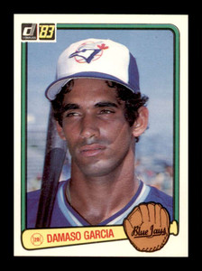 1983 Donruss #54 Damaso Garcia VG Toronto Blue Jays 