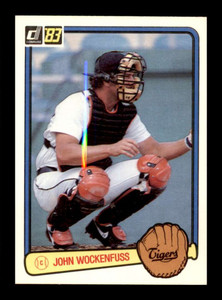 1983 Donruss #76 John Wockenfuss VG Detroit Tigers 