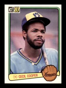 1983 Donruss #106 Cecil Cooper VG Milwaukee Brewers 