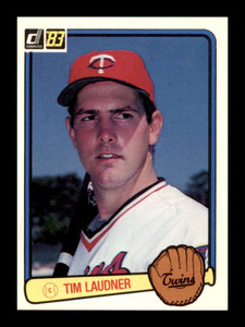 1983 Donruss #177 Tim Laudner VG Minnesota Twins 