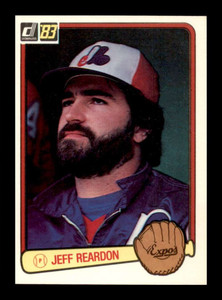 1983 Donruss #194 Jeff Reardon VG Montreal Expos 