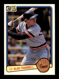 1983 Donruss #207 Alan Trammell VG Detroit Tigers 