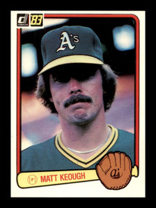 1983 Donruss #239 Matt Keough VG Oakland Athletics 