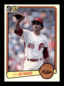 1983 Donruss #245 Sid Monge VG Philadelphia Phillies 