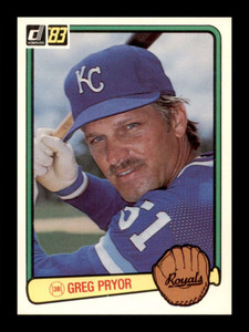 1983 Donruss #264 Greg Pryor VG Kansas City Royals 