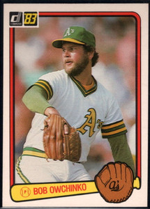 1983 Donruss #265 Bob Owchinko VG Oakland Athletics 