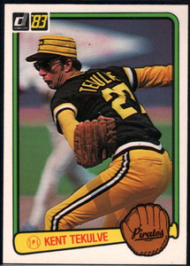  1984 Fleer Baseball #265 Kent Tekulve Pittsburgh