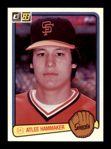 1983 Donruss #298 Atlee Hammaker VG San Francisco Giants 