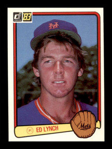 1983 Donruss #308 Ed Lynch VG New York Mets 