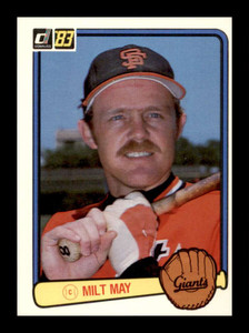 1983 Donruss #312 Milt May VG San Francisco Giants 