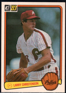 1983 Donruss #345 Larry Christenson VG Philadelphia Phillies 