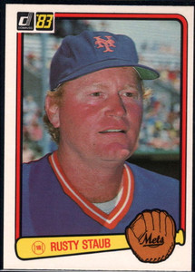 Rusty Staub New York Mets Signed 1982 Donruss Card #56