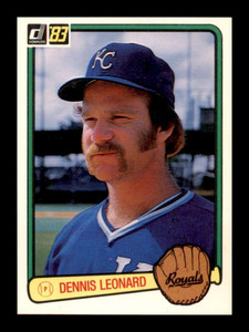 1983 Donruss #412 Dennis Leonard VG Kansas City Royals 