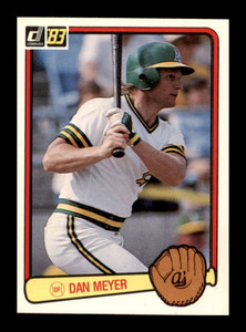 1983 Donruss #413 Dan Meyer VG Oakland Athletics 
