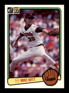 1983 Donruss #416 Mike Witt VG California Angels 