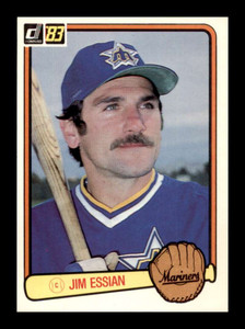 1983 Donruss #478 Jim Essian VG Seattle Mariners 