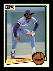 1983 Donruss #490 U.L. Washington VG Kansas City Royals 