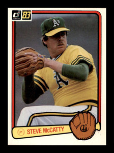 1983 Donruss #491 Steve McCatty VG Oakland Athletics 