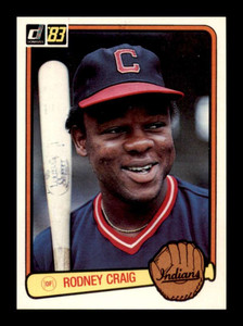 1983 Donruss #515 Rodney Craig VG Cleveland Indians 