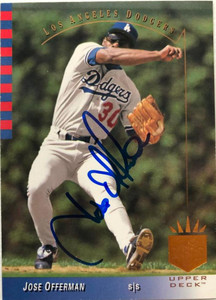 SOLD 6792 Jose Offerman Autographed 1993 SP #97
