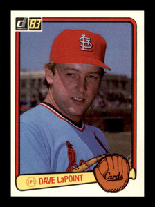 1983 Donruss #544 Dave LaPoint VG RC Rookie St. Louis Cardinals 
