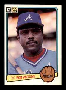 1983 Donruss #551 Bob Watson VG Atlanta Braves 