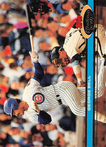 1991 Stadium Club #504 George Bell VG Chicago Cubs 