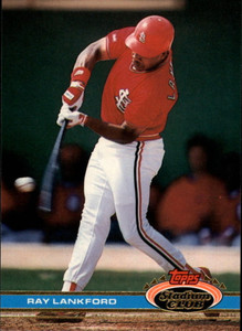 1991 Stadium Club #537 Ray Lankford VG St. Louis Cardinals 