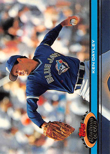 1991 Stadium Club #552 Ken Dayley VG Toronto Blue Jays 