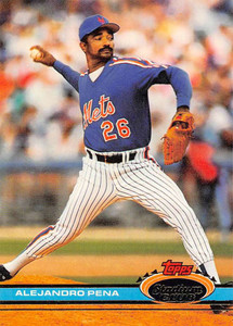 1991 Stadium Club #583 Alejandro Pena VG New York Mets 