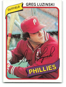 1980 Topps #120 Greg Luzinski VG Philadelphia Phillies 