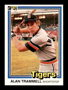 1981 Donruss #5 Alan Trammell NM-MT Detroit Tigers 