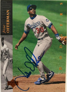 Jose Offerman Autographed 1994 Upper Deck #236