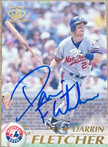 Darrin Fletcher Autographed 1995 Pacific #266