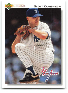 1992 Upper Deck #46 Scott Kamieniecki VG New York Yankees 