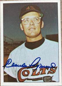 Claude Raymond Autographed 1978 TCMA The 1960's #0046 Houston Colt 45's Card