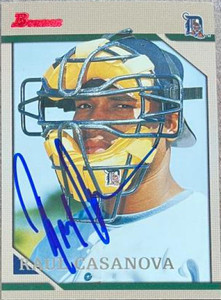 Raul Casanova Autographed 1996 Bowman #352